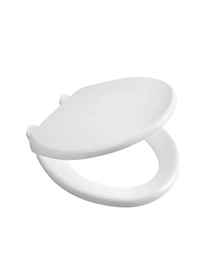 ام تي ار غطاء مقعد مرحاض دائري بلاستيكي من إم تي آر مونيت (مقاس قياسي، أبيض) - Image 2